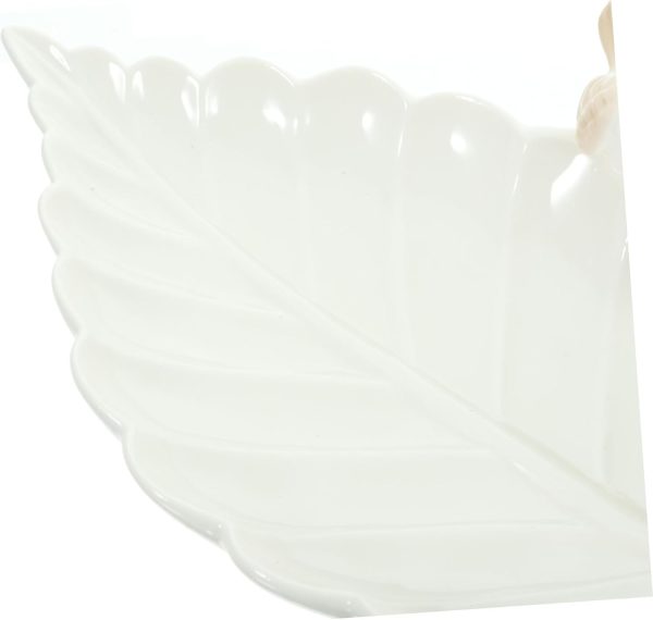 Ceramic Embossed Jewelry Holder Bird Shape Ring Dish Storage Plate for Earrings Necklaces for Her - Image 2